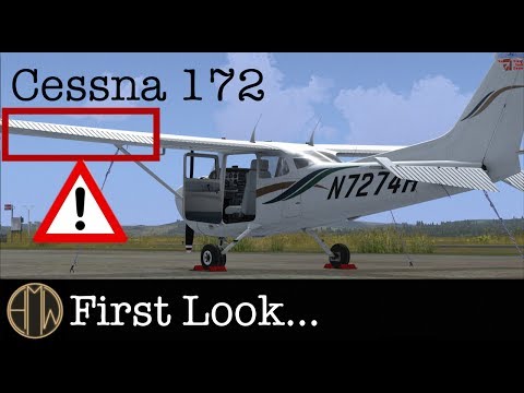 Youtube: A2A Cessna 172 First Look, Short Flight and STOL Madness!