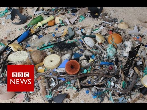 Youtube: Island's rubbish density 'world's worst' - BBC News