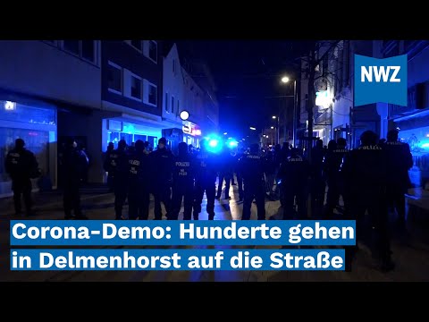 Youtube: Corona-Demo: Hunderte gehen in Delmenhorst auf die Straße