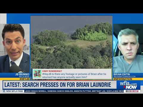 Youtube: Brian Laundrie Search Update from WFLA Now's JB Biunno and NewsNation's Brian Entin #GabbyPetito
