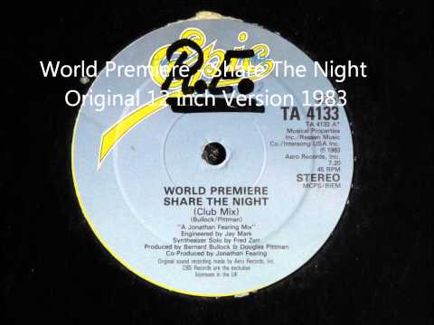 Youtube: World Premiere - Share The Night Original 12 inch Version 1983
