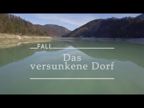Youtube: Fall im Sylvensteinsee - Luftaufnahme Sylvensteinspeicher Dezember 2015