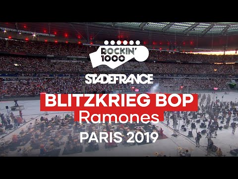 Youtube: Blitzkrieg Bop - Ramones | Rockin'1000 at Stade De France, Paris 2019