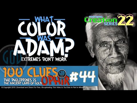 Youtube: What Color Was Adam? Scripture Tells Us Clearly And Science Agrees