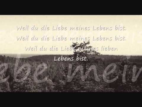 Youtube: Philipp Poisel - Liebe meines Lebens (+Text)