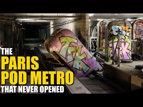 Youtube: The Weird Pod Metro That Lies Forgotten Under A Paris Suburb