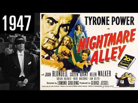 Youtube: Nightmare Alley - Full  Movie - GOOD QUALITY (1947)