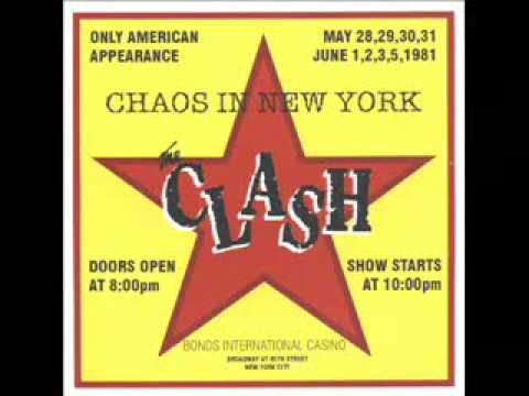 Youtube: The Clash - Bankrobber - New York 1981 (10)