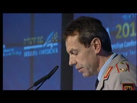 Youtube: Brig. Gen. Axel Binder (Germany) Speaking at the Herzliya Conference 2011