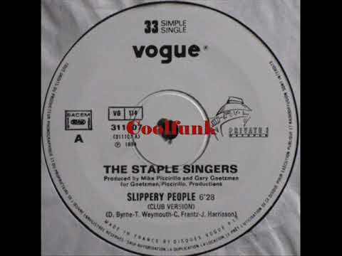 Youtube: The Staple Singers - Slippery People (12" Club Version 1984)