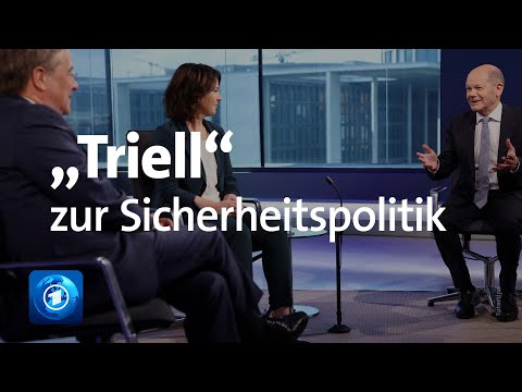Youtube: Deutschlands Rolle in der Welt - das Triell | Baerbock. Laschet. Scholz.