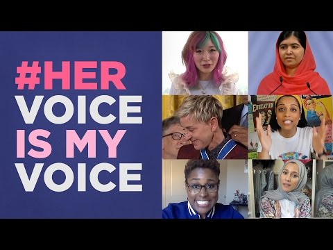 Youtube: #HerVoiceIsMyVoice: Celebrate the Women Who Inspire Us Every Day