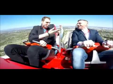 Youtube: Man bekommt Taube in seinem Gesicht während Fahrt auf Achterbahn