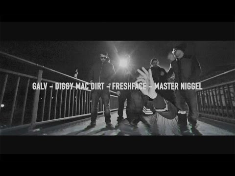 Youtube: Pretty Dirty Cypher 002 - Galv / Diggy Mac Dirt / FreshFace / Master Niggel