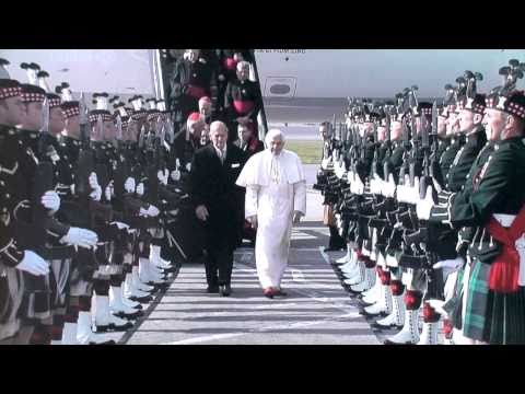 Youtube: The Arrival of the Pope - Papal Visit to the UK 2010
