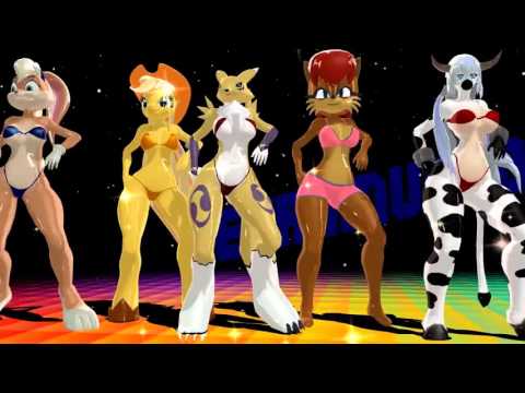 Youtube: Let's Dance! - Applejack and Friends MMD