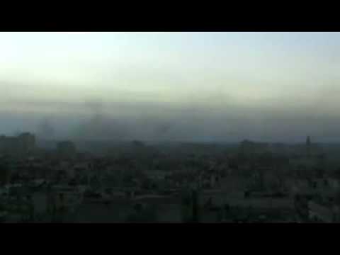 Youtube: هاااااام حرب حقيقية في أحياء حمص قصف عنيف جدا با الدبابات 13 4 2012