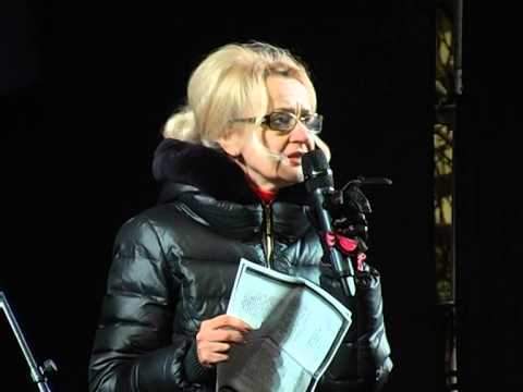 Youtube: Ірина Фаріон на Львівському Євромайдані про Сидора Кізіна | 5 січня '14
