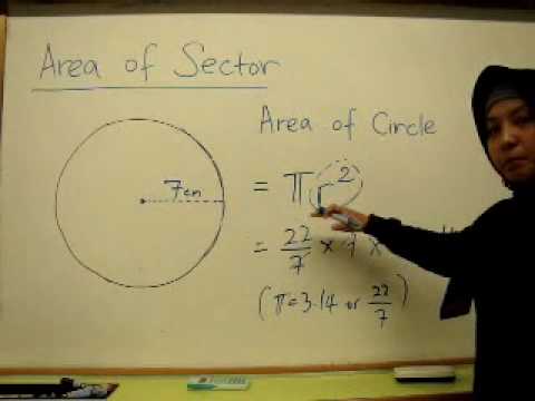 Youtube: Area of Sector