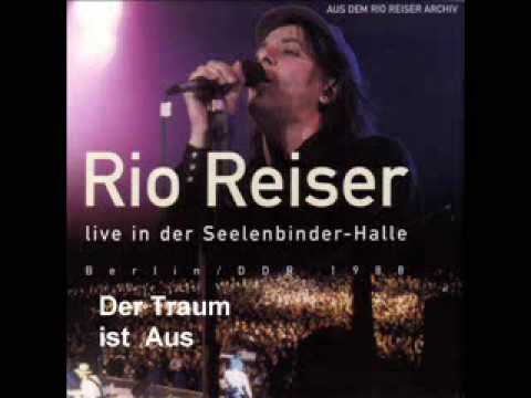 Youtube: Rio Reiser live in der Seelebinder - halle  Der Traum ist Aus DDR