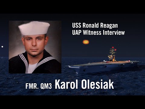 Youtube: 2004 USS Ronald Reagan UFO Encounters - Witness Karol Olesiak