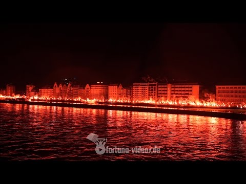 Youtube: 120 Jahre Fortuna Düsseldorf - Pyroshow auf der Rheinpromenade