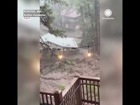 Youtube: Haus bei Sturzflut in Ruidoso, NM weggespült