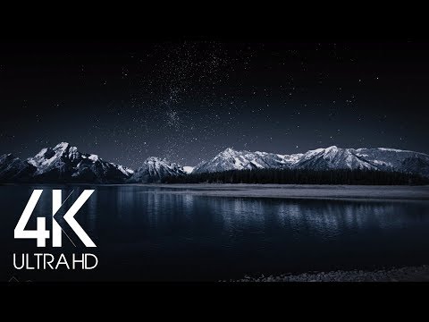 Youtube: 8 Hours Nighttime Ambience - 4K Grand Teton and Milky Way - Nature soundscapes