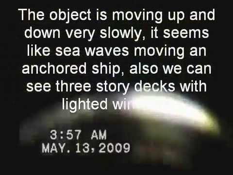 Youtube: Kumburgaz Turkey UFO stabilized video looks like a ship