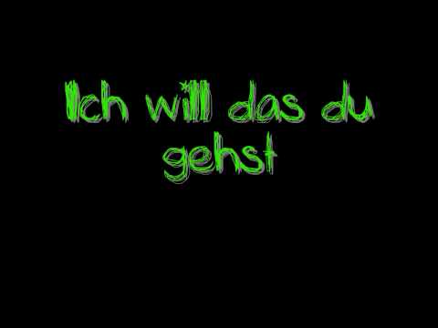 Youtube: Kyra - Ich will dass du gehst (Lyrics)