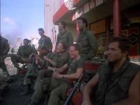 Youtube: Full Metal Jacket - Bum bum laaang! Best scene