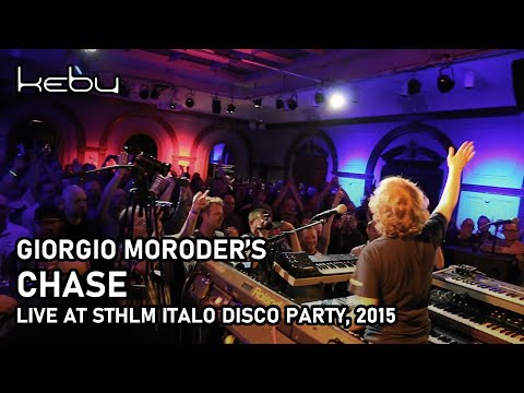 Youtube: Giorgio Moroder - Chase (live by Kebu @ Sthlm Italo Disco Party 2015)