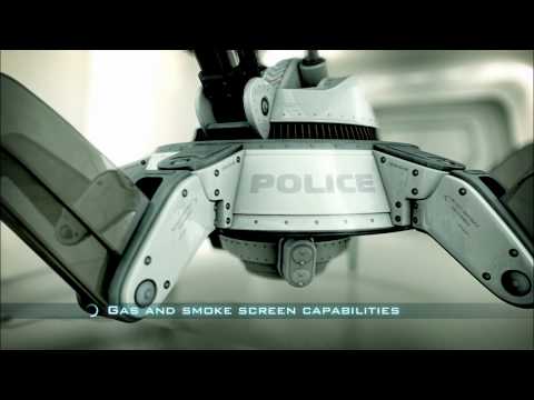 Youtube: C.R.A.B. Robot (London Riot Police - Prototype Sentry Mech)