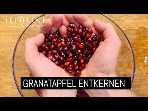 Youtube: Granatapfel entkernen leicht gemacht fast ohne Sauerei <i class=