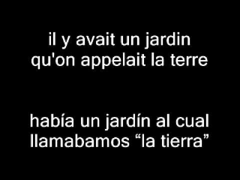 Youtube: Il y avait un jardin. Georges Moustaki. Subtítulos en español