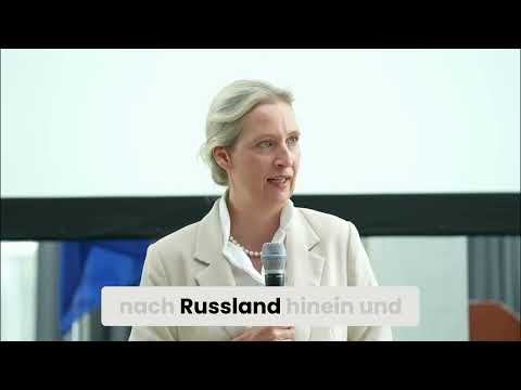 Youtube: Alice Weidel. Ukraine-Krieg: Sicherheitsrisiko für Deutschland erklärt