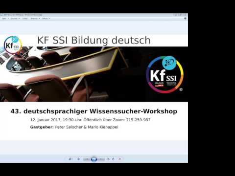 Youtube: 2017 01 12 PM Public Teachings in German - Öffentliche Schulungen in Deutsch