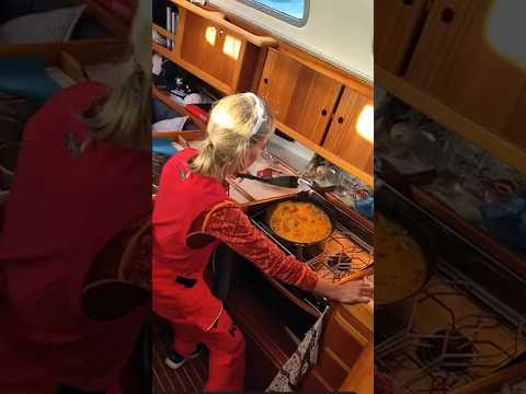 Youtube: Cooking On A Sail Boat! 🥘 #sailing #boats #cooking