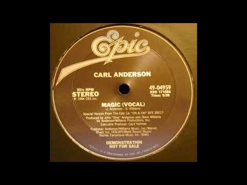 Youtube: CARL ANDERSON - Magic