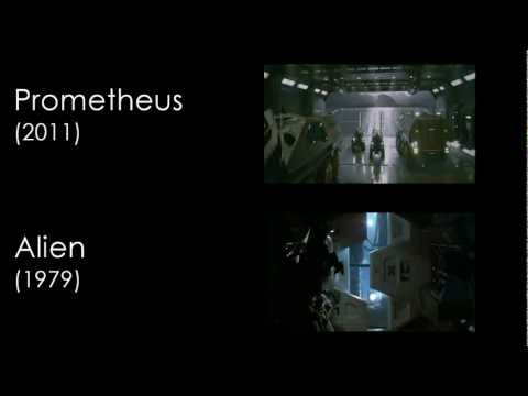 Youtube: Prometheus Trailer vs. 1979 Original Alien Movie Comparison