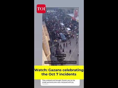 Youtube: Viral video of Gazans celebrating the Oct 7 incident