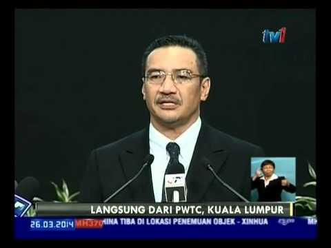 Youtube: Sidang Media MH370 26 03 2014