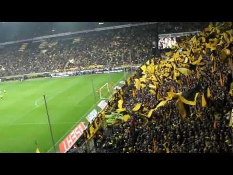 Youtube: BVB Gänsehaut 2 ! Gelbe Wand gratuliert dem Meister anschl. Aufstellung und Heja BVB  HD
