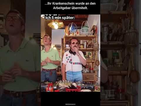Youtube: Krankenschein wurde übermittelt...