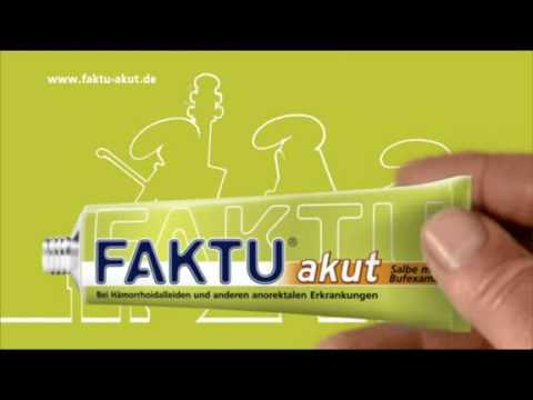 Youtube: Faktu akut Werbung Werbespot Hämorrhoiden