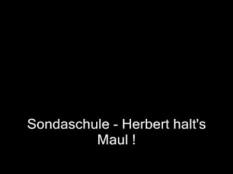 Youtube: Sondaschule - Herbert halt's Maul !