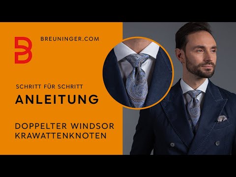 Youtube: Krawatte binden: Doppelter Windsor Krawattenknoten für Anfänger [POV]