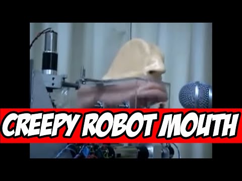 Youtube: Creepy Robot Mouth Video