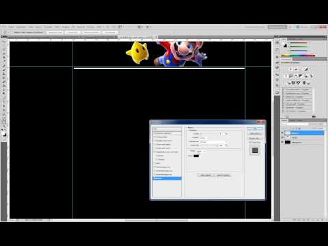 Youtube: Photoshop Tutorial Deutsch Homepage erstellen(Grundgerüst) Teil1