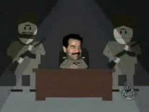 Youtube: South park - Saddam hussein is taking over Canada
